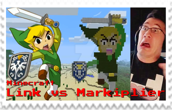 Markiplier Minecraft Link Attack Stamp