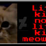 Little kitty no no button