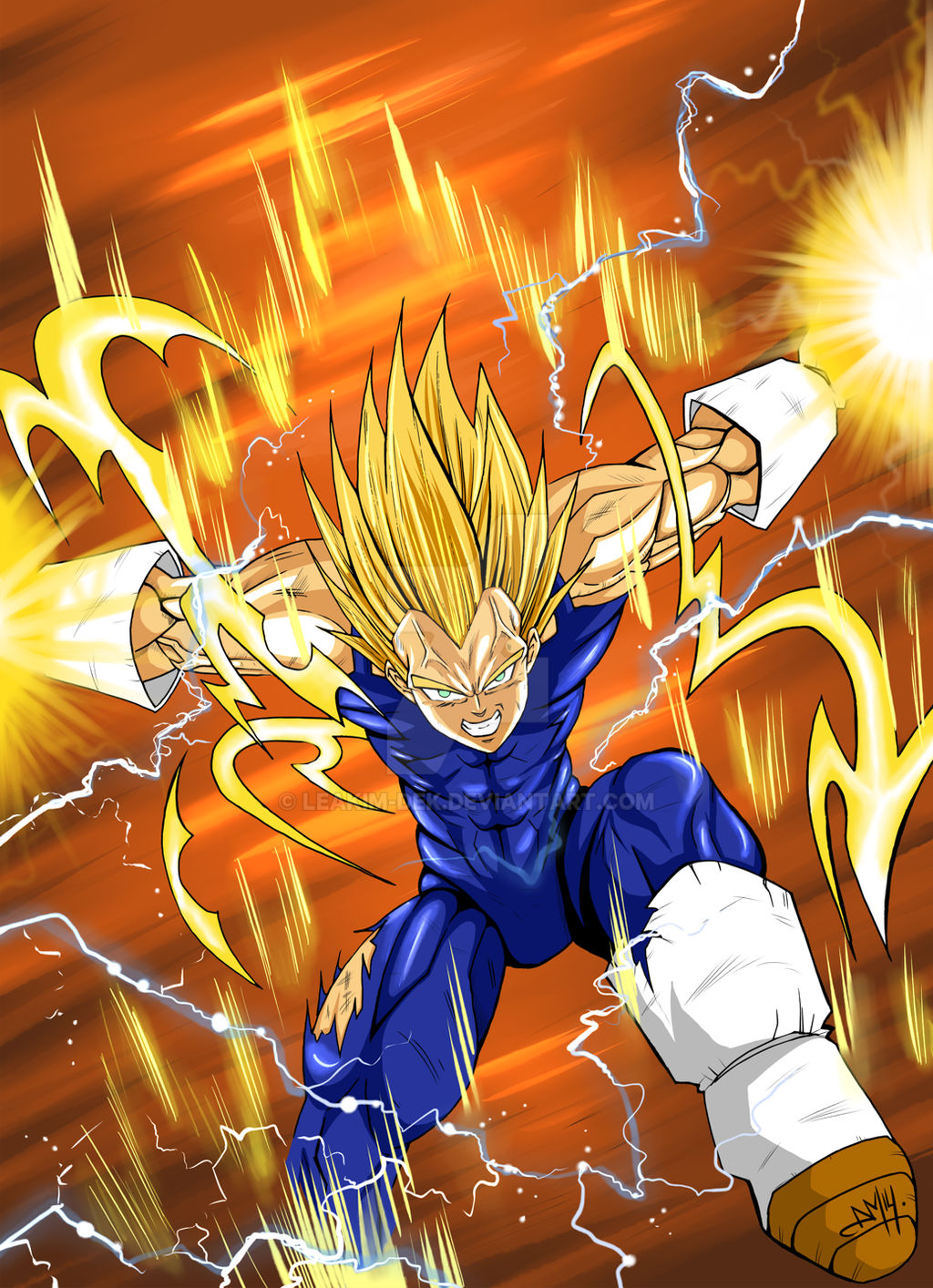 Vegeta Final Flash by Leakimdek on DeviantArt