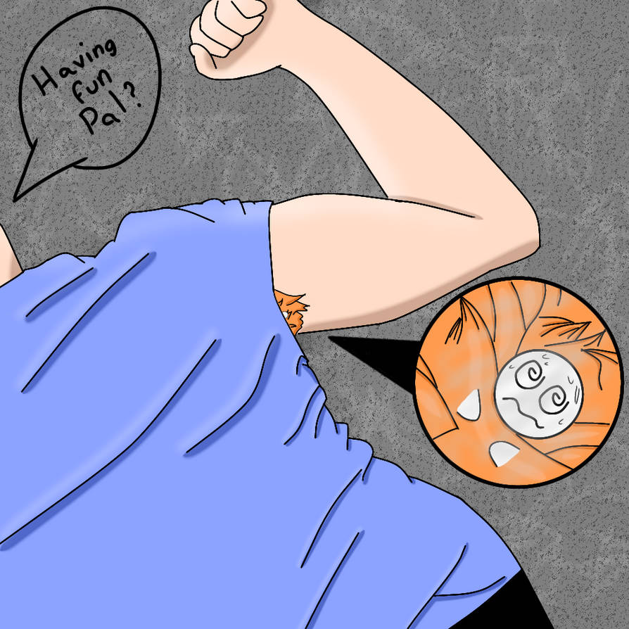 Playing in giant armpit by nito2004 on DeviantArt