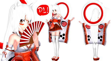 [MMD] Amaterasu (Gijinka) (Okami) DL