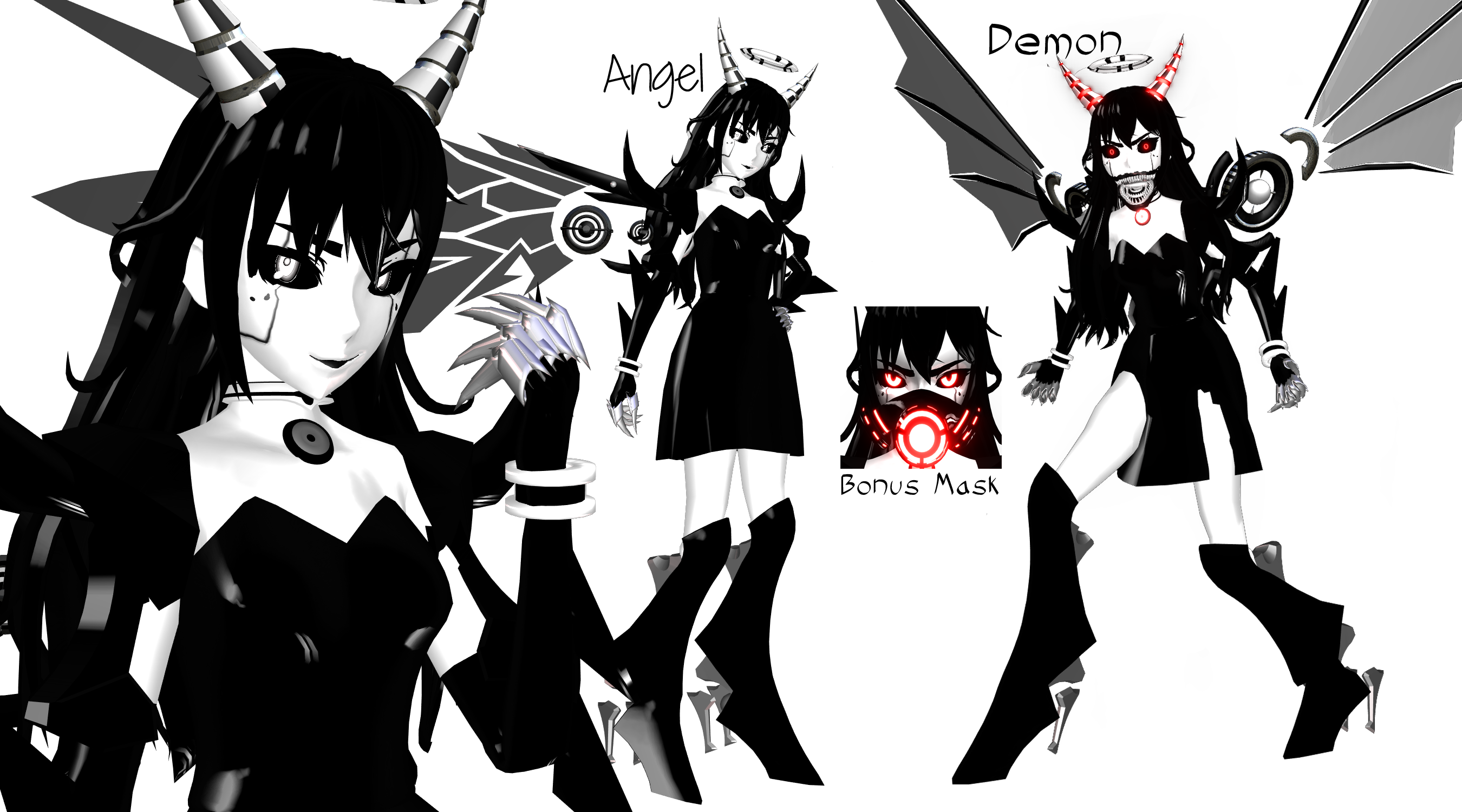 (MMD) Mecha Alice Angel Gijinka OLD (BATIM)