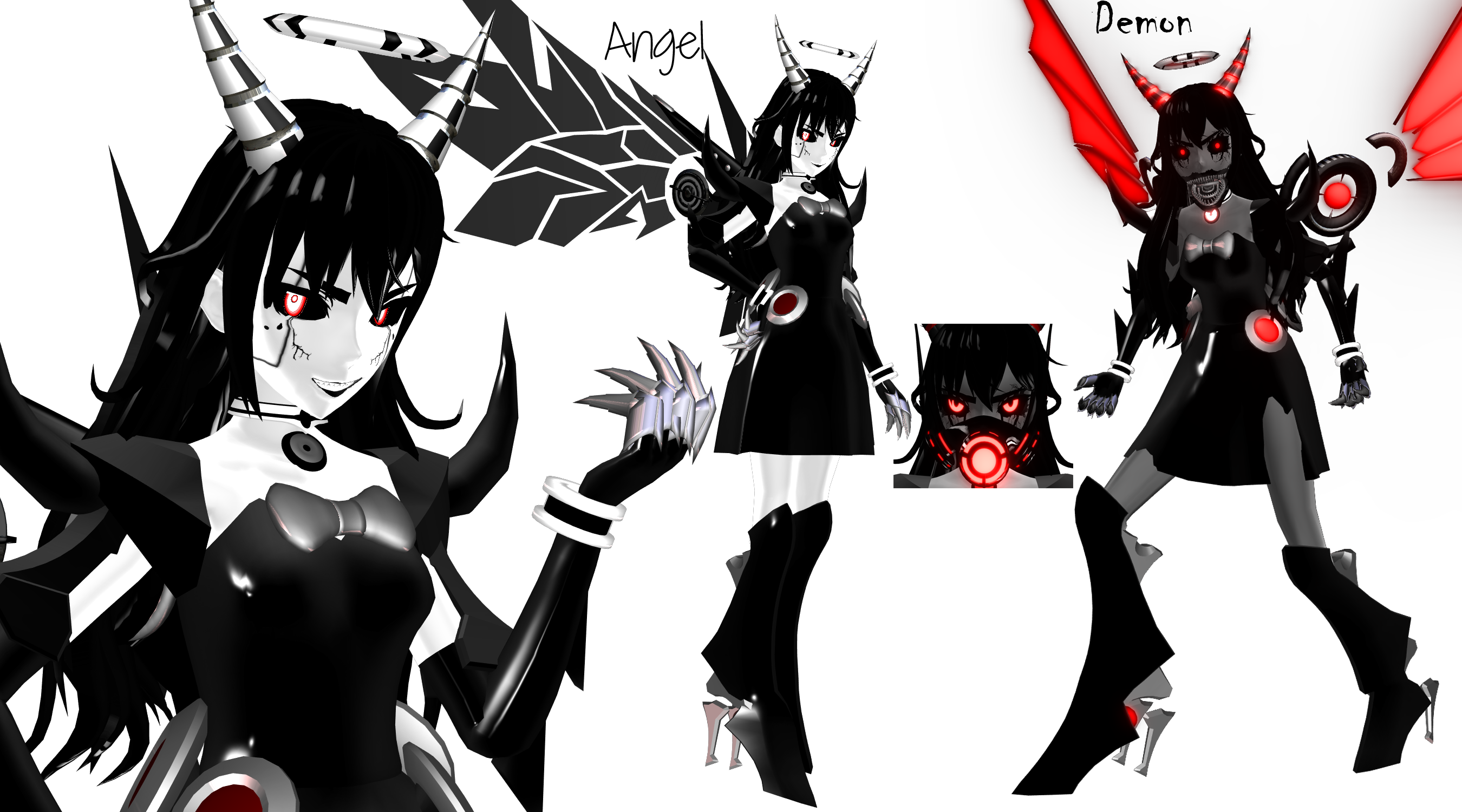 [MMD] Mecha Alice Angel Gijinka UPDATED (BATIM)