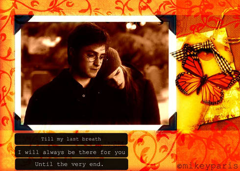 Harry + Hermione: last breath