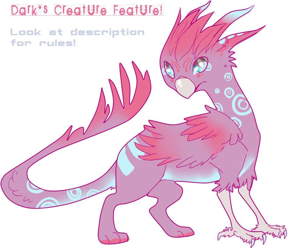 Creature Feature/drawing competition by DarkAngelFound on DeviantArt
