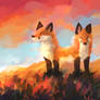 painted foxfox