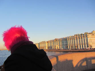 Winter Palace and pink head