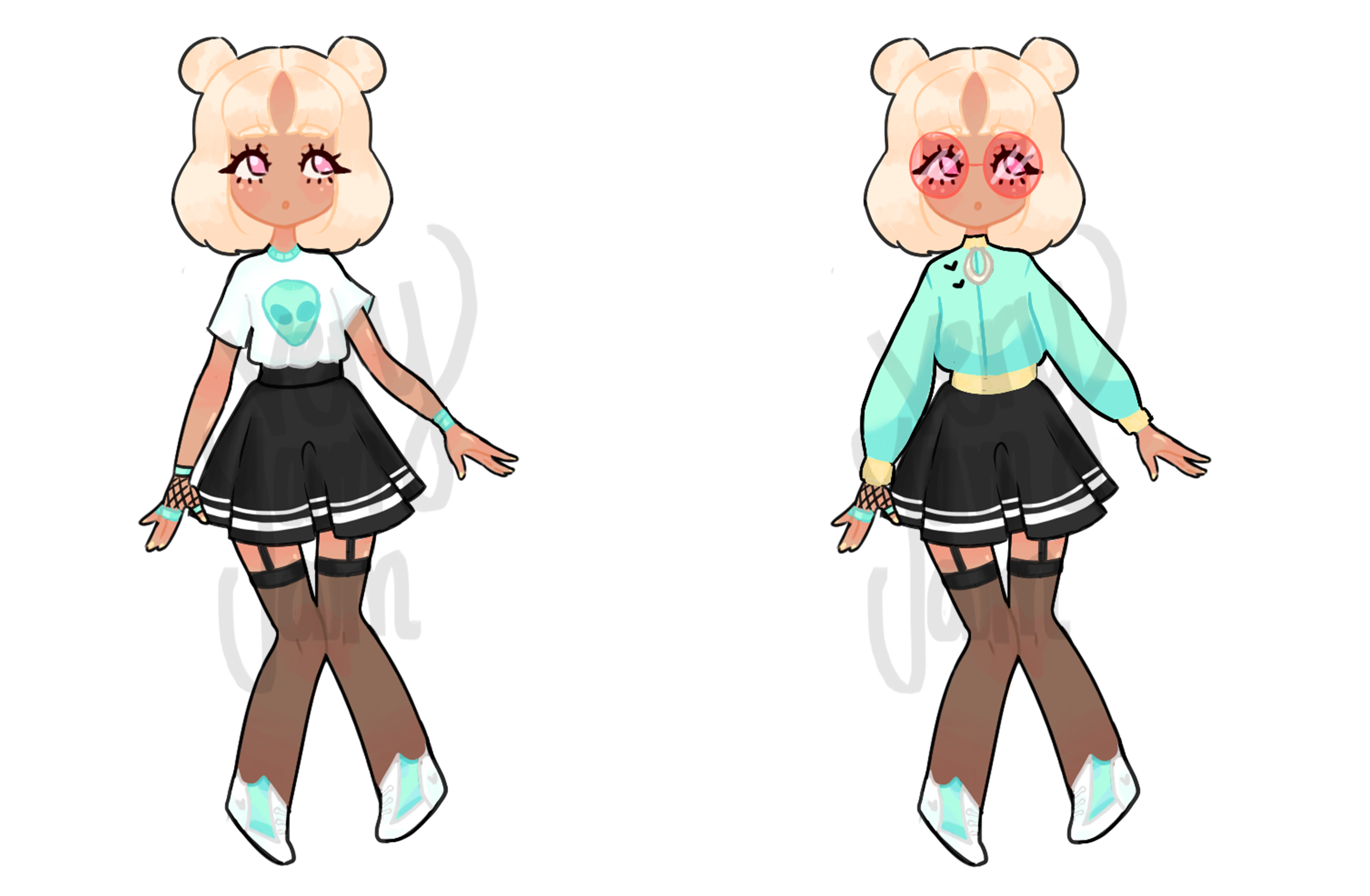 Green N Bright || ADOPTABLE CLOSED ||