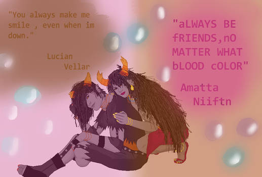 HomeStuck Ocs: Morals Lucian and Amatta