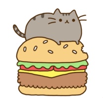 Gato Pusheen Hamburguesa