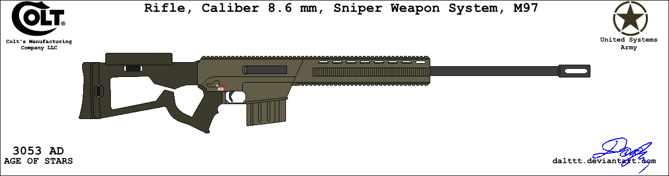 Colt M97 Sniper rifle by DaltTT on DeviantArt