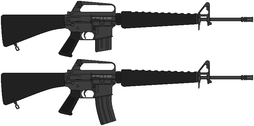 Colt M16A1.