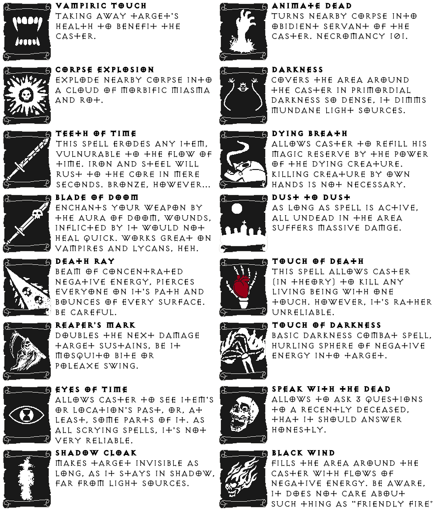 Threads Magic Spells AoD Dark Magic Spells by DaltTT on DeviantArt