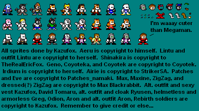 8-bit Sprites 3 by KazufoxRevival on DeviantArt