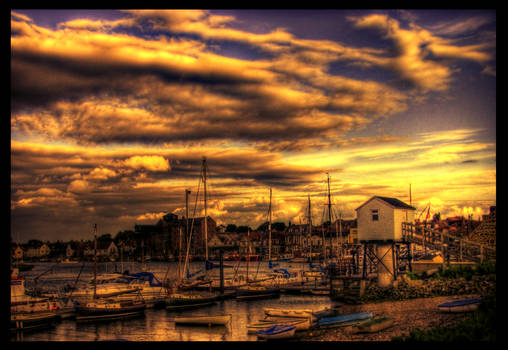 Wells Next The Sea At Sunset