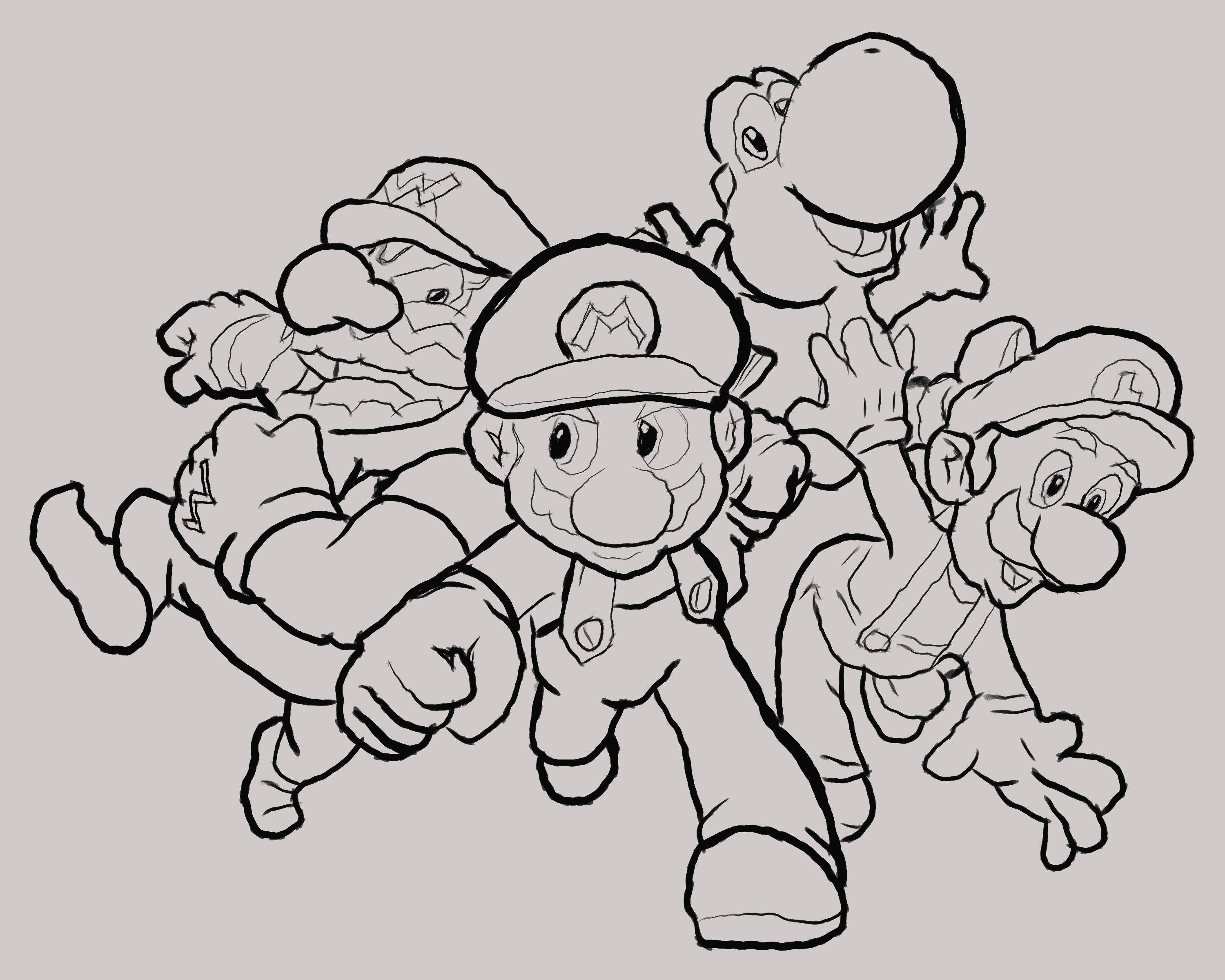 Quick Mario Quick Mario sketch by Shanny98x on DeviantArt