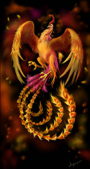 Flaming phoenix