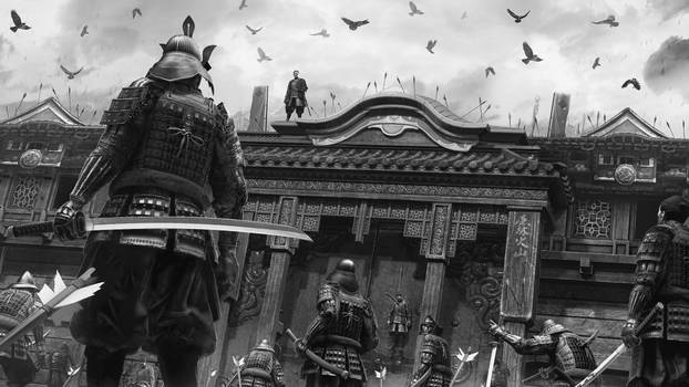 Dark ages|You shall no pass (black and white ver.)