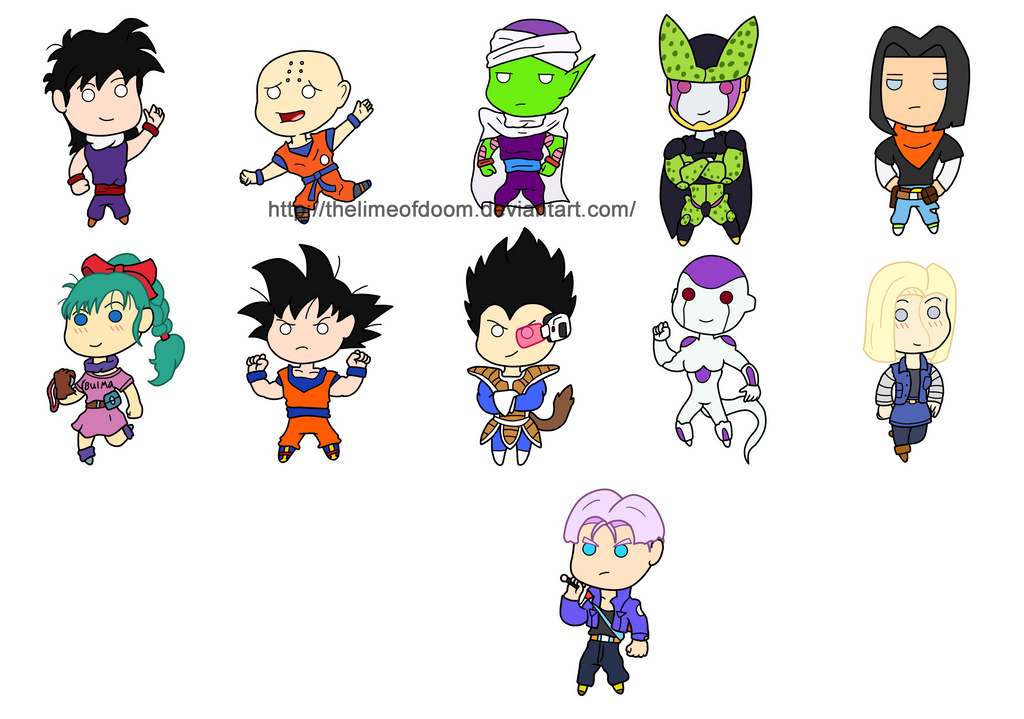 Chibi Db Dragon Ball Z chibis by thelimeofdoom on DeviantArt