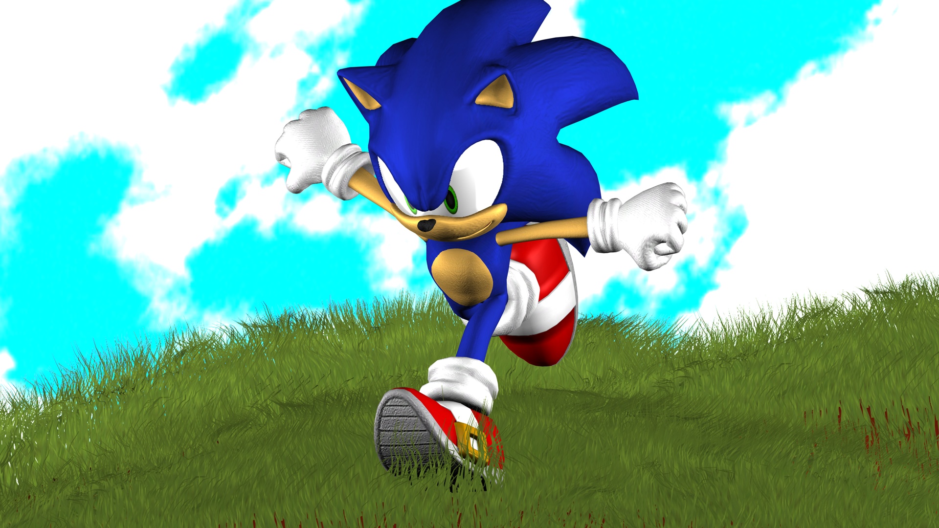 Sonic is running