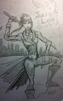 Juuni Lee Fan Art (pencils)