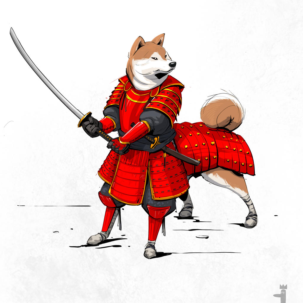 Samurai Shiba by Urfin13 on DeviantArt