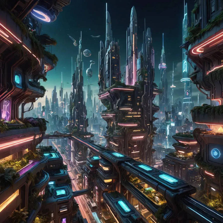 Deviantart Future Future city by Anderleite2025 on DeviantArt