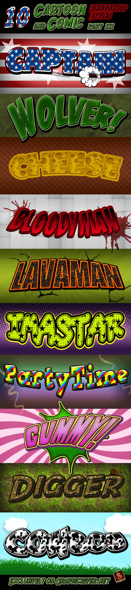 Cartoon + Comic Book Styles 3 by survivorcz on DeviantArt