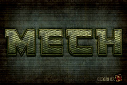 Mech-inspired Text Effect - FREE PS Tutorial