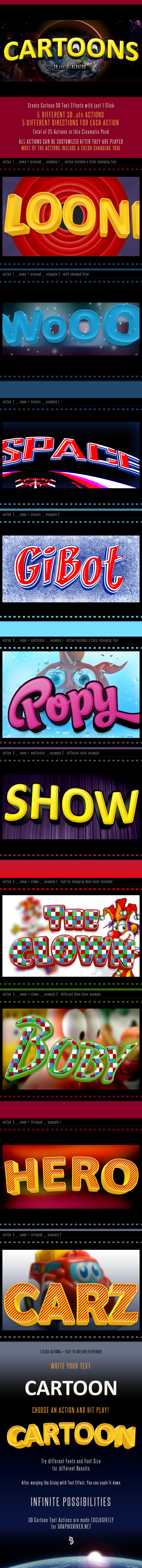 3D Cartoon Text Generator - Photoshop Actions by survivorcz on DeviantArt 3D Cartoon Text Generator - Photoshop Actions by survivorcz on DeviantArt