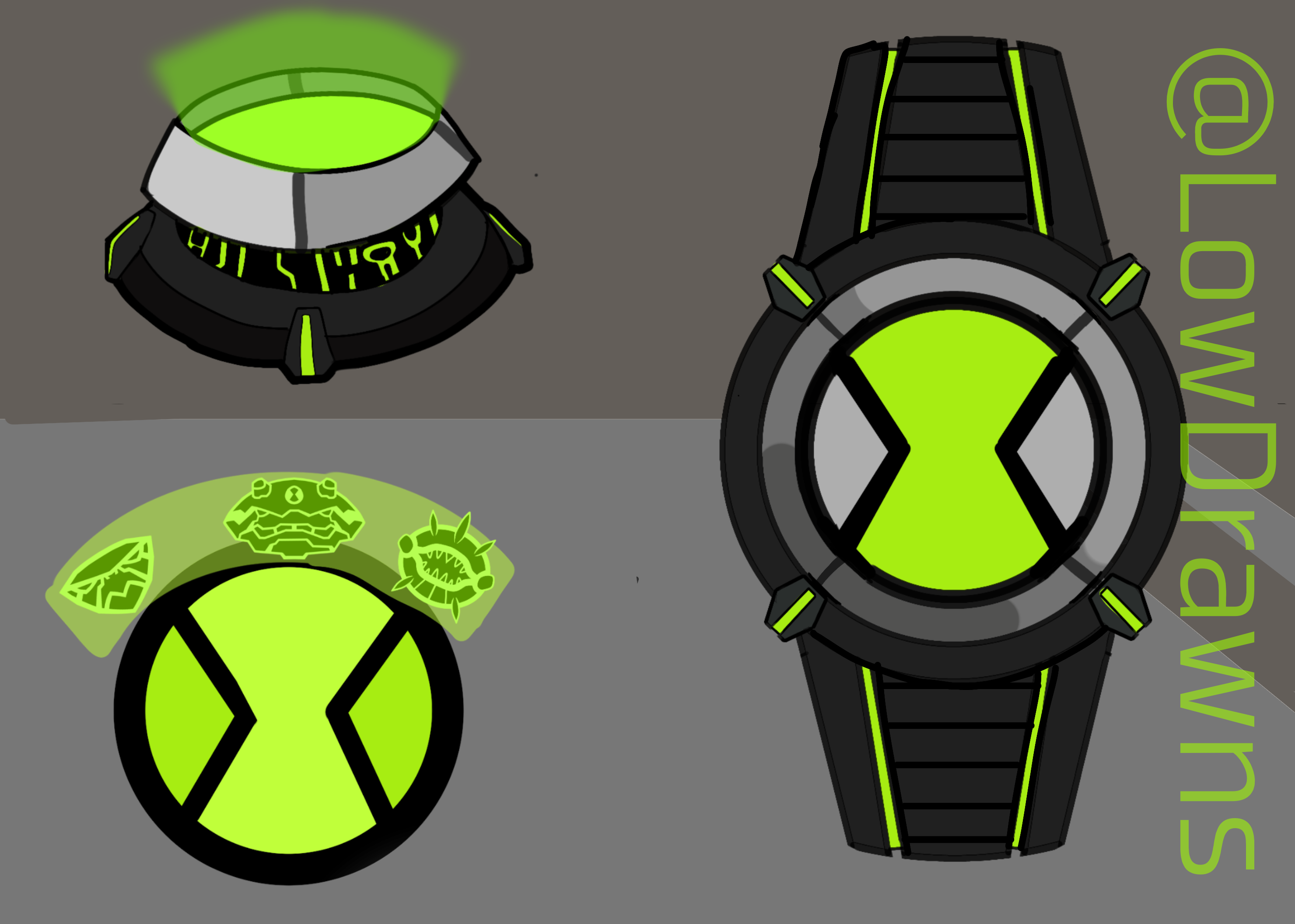 printable-ben-10-omnitrix-template