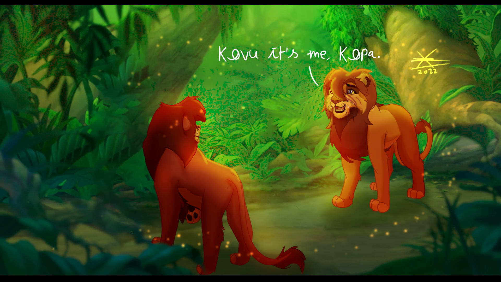 The Lion King AU - Kovu Meets Kopa again