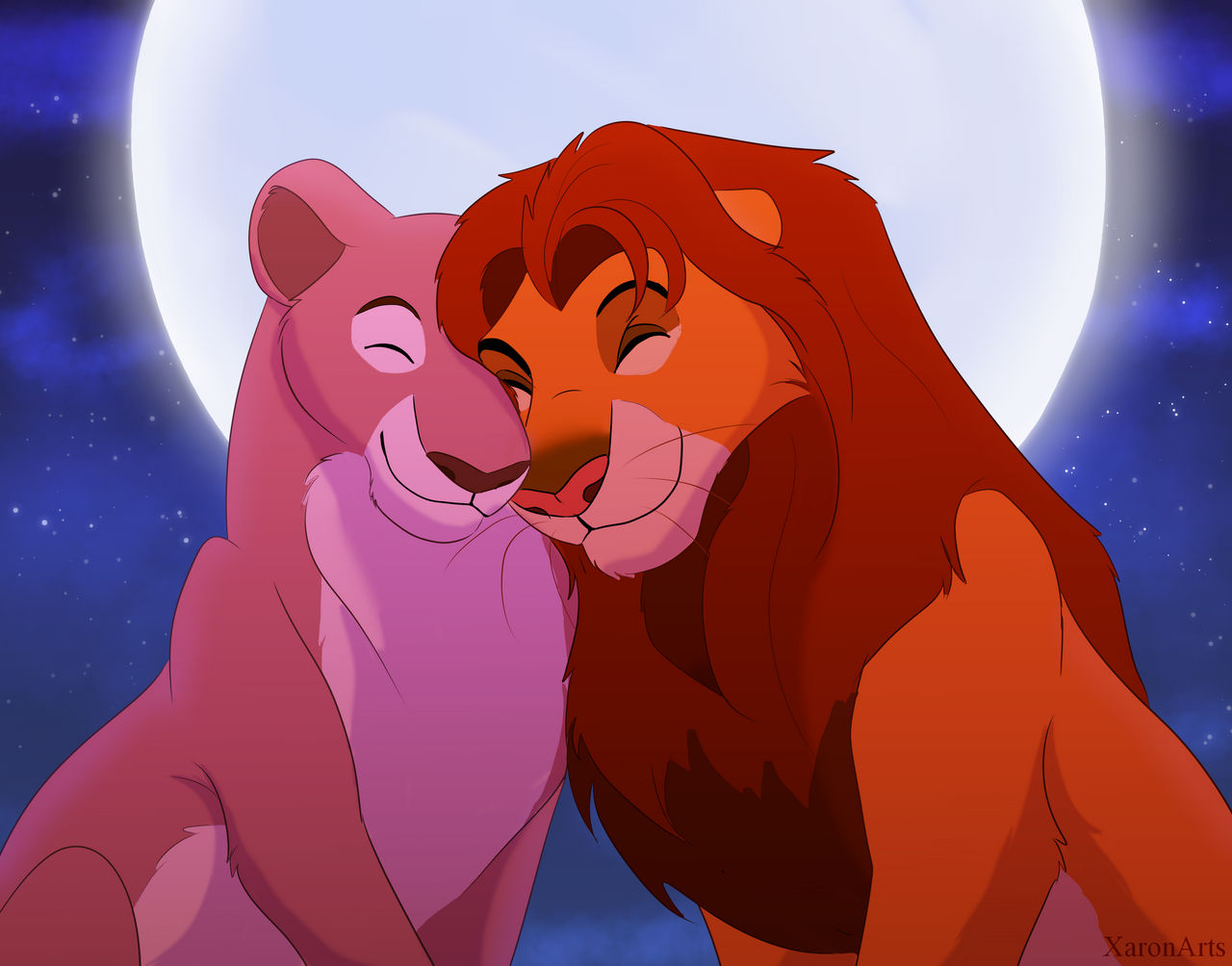 Simba Cheated Examples Nala x Simba (YCH Example) by XaronArts on DeviantArt
