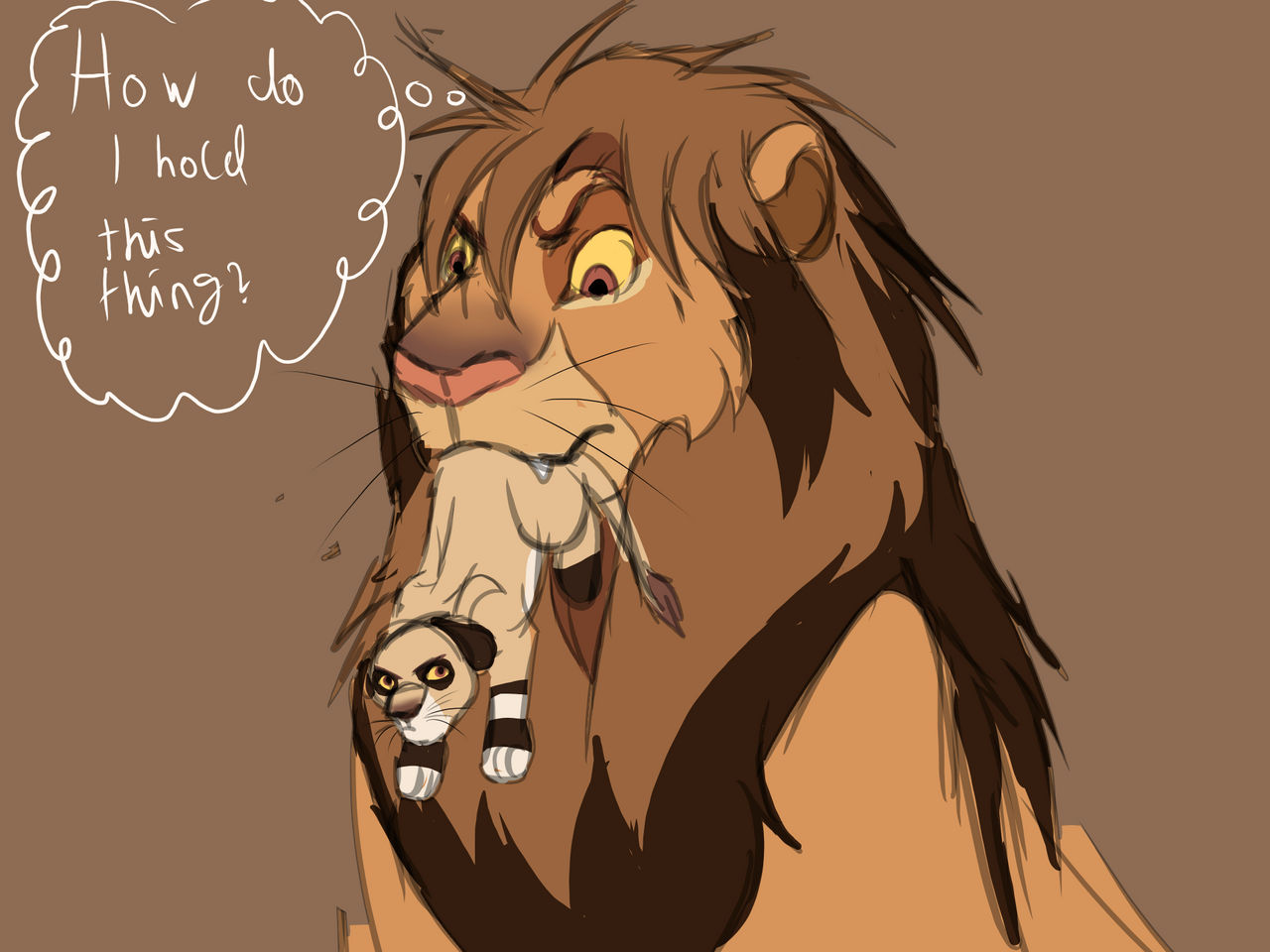 He tries to be a good dad