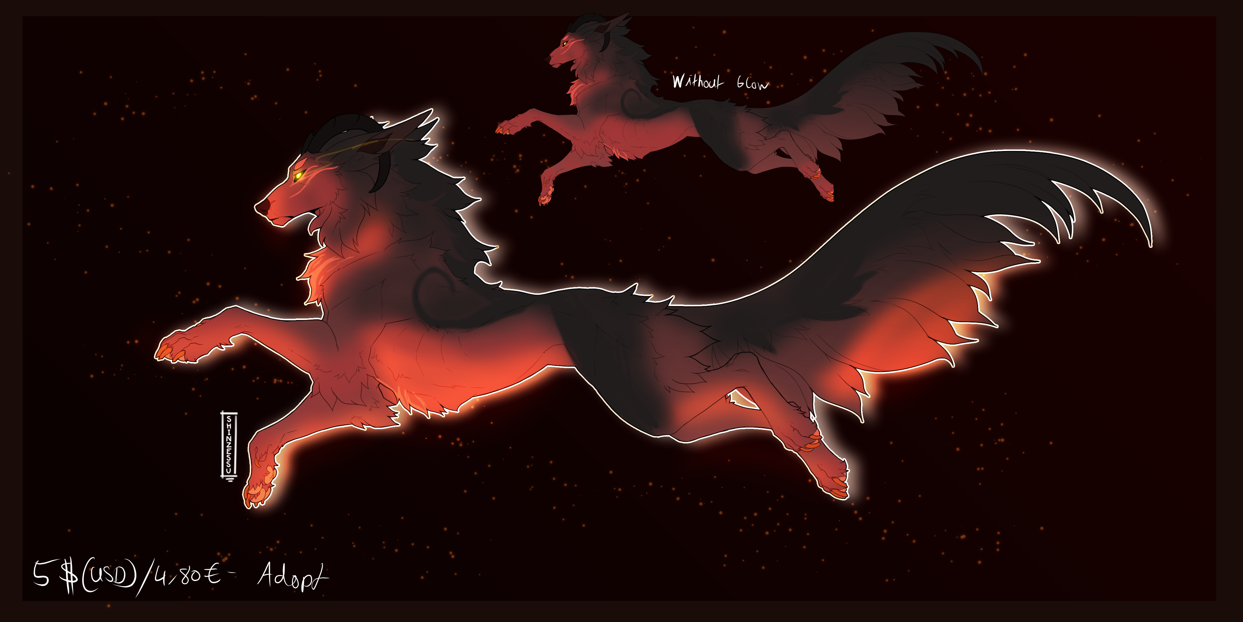 SOLD // Hellfire Canine Adoptable
