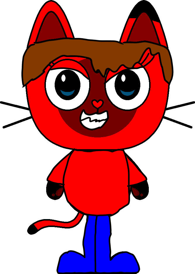 Red Gd Cat Gd-simmy evil sanny cat by irinaersoy on DeviantArt