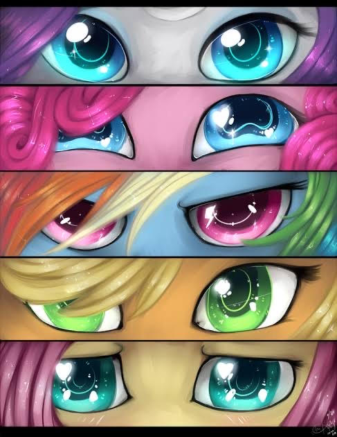 Mlp eyes pent 1 by irinaersoy on DeviantArt