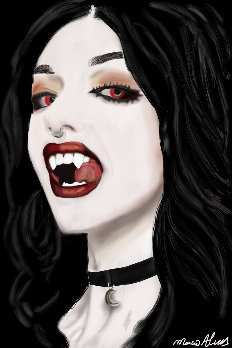 Vampirer Girl by kdezen on DeviantArt