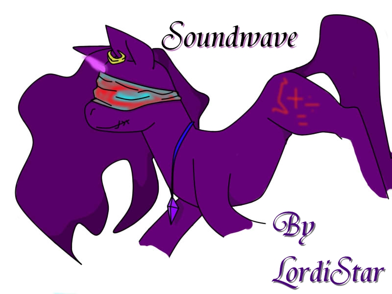My Little Soundwave Pony by lordistar on DeviantArt