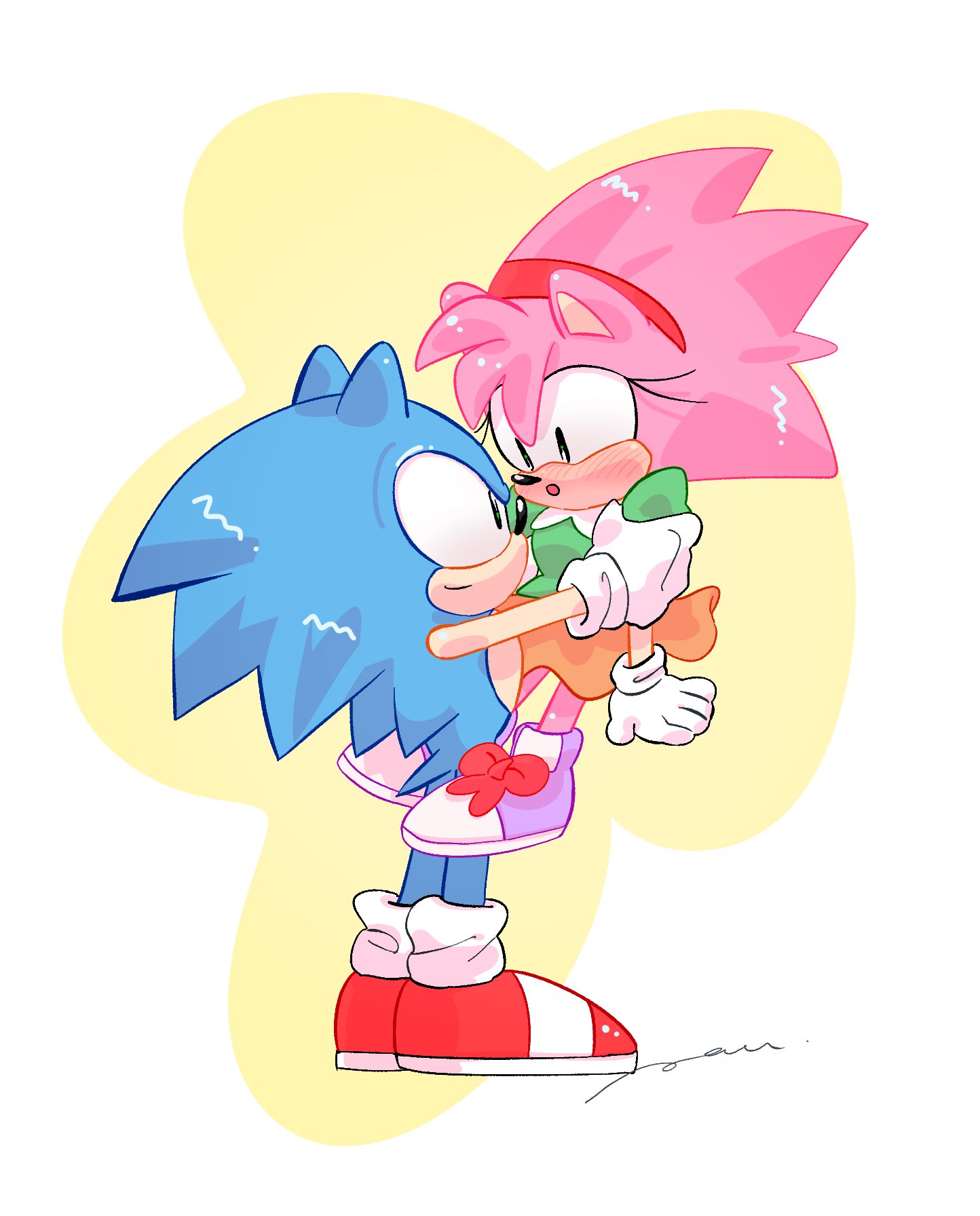 classic sonamy by pam3le on DeviantArt