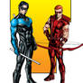 Nightwing and Red Arrow