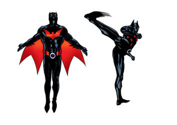 PeubloShatners Batman Beyond with colour