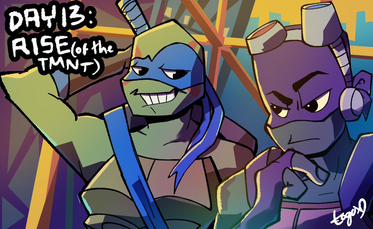 Tmnt Rise Ralph Humanized Inktober #13 RISE (of the TMNT) by TogoDraws on DeviantArt