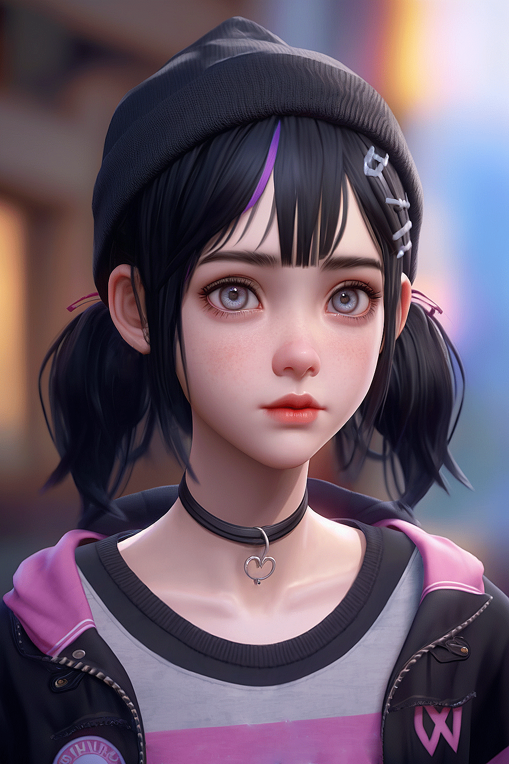 Emo anime deals girl