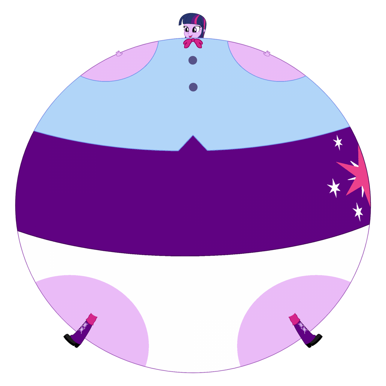 Massively Inflated Twilight Sparkle EQG by ZoomZoom2008 on DeviantArt