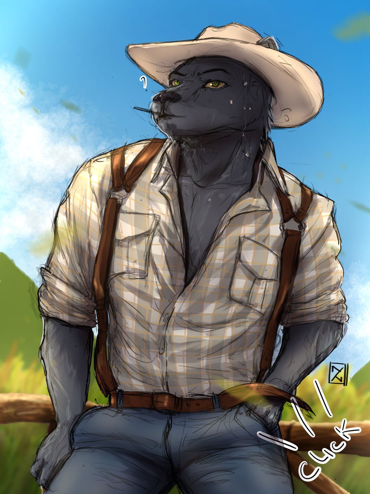 Deviantart Old Jacob Jacob, actually a Farmer now (? by Nyndart on DeviantArt