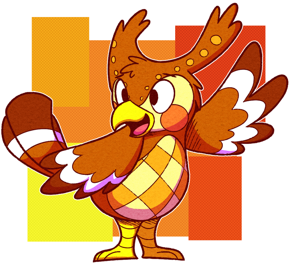 Blathers by MisterMarkers on DeviantArt