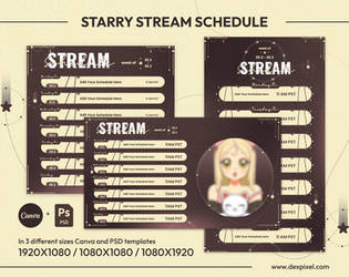 Stream Schedule | Vtuber Schedule | Planner