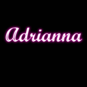 Adrianna Glow Text Thing