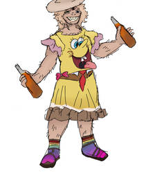Clef in a dress